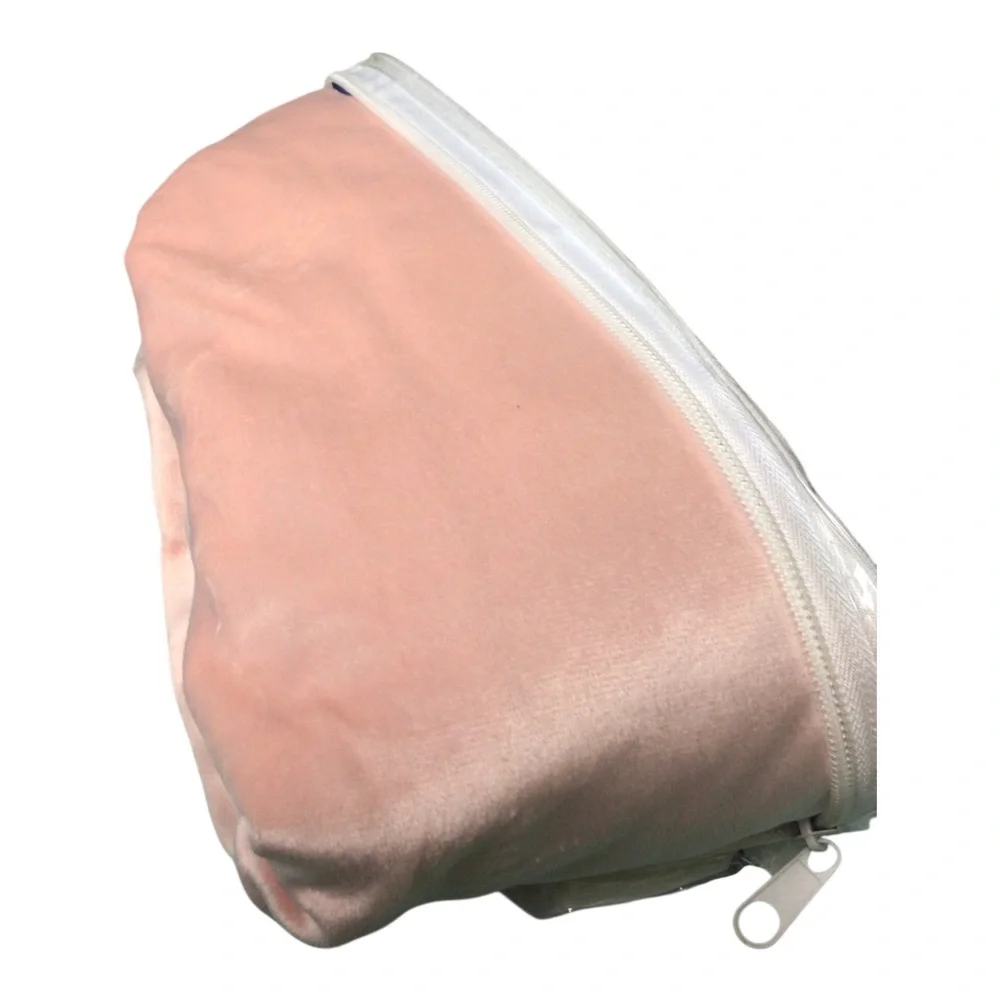 Pet Dreams Micro Velour Double Door Crate Cover - Pink 36 x 24